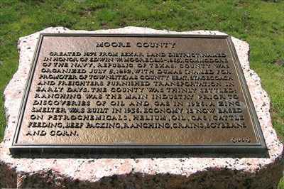 moore county historical marker